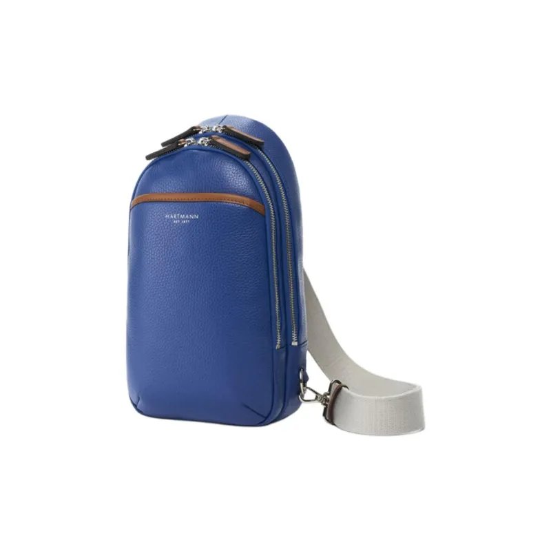 SAMSONITE Cow Leather Sling Bags Crossbody Bags Unisex Blue-1
