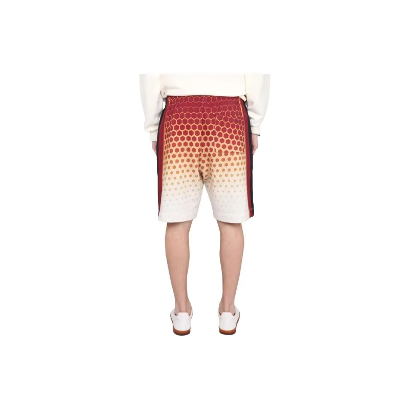 DRIES VAN NOTEN Logo Printed Drawstring Bermuda Shorts-1