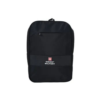 SWISS MILITARY Nylon Backpack Regular Men's Black