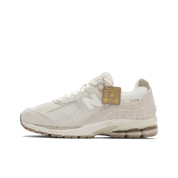 New Balance NB 2002 Wear Resistant Quick Dry Lightweight Height Increasing Warm Low Top Casual Shoes Unisex Ecru