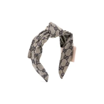 GUCCI Gg Motif Knotted Headband