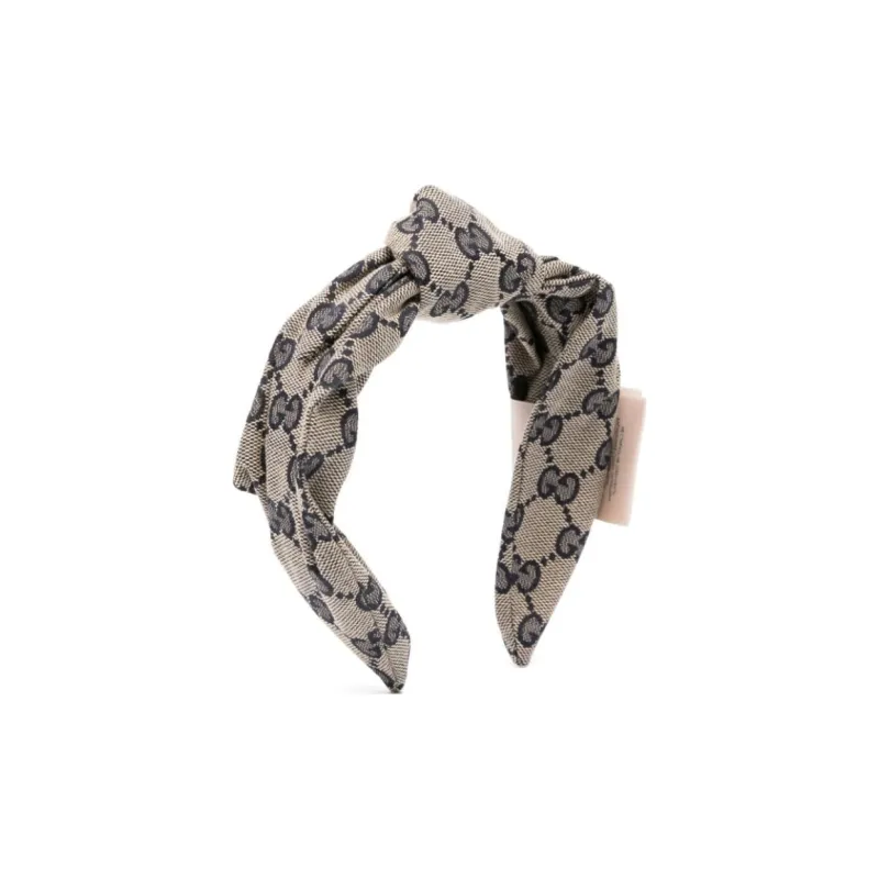 GUCCI Gg Motif Knotted Headband-0