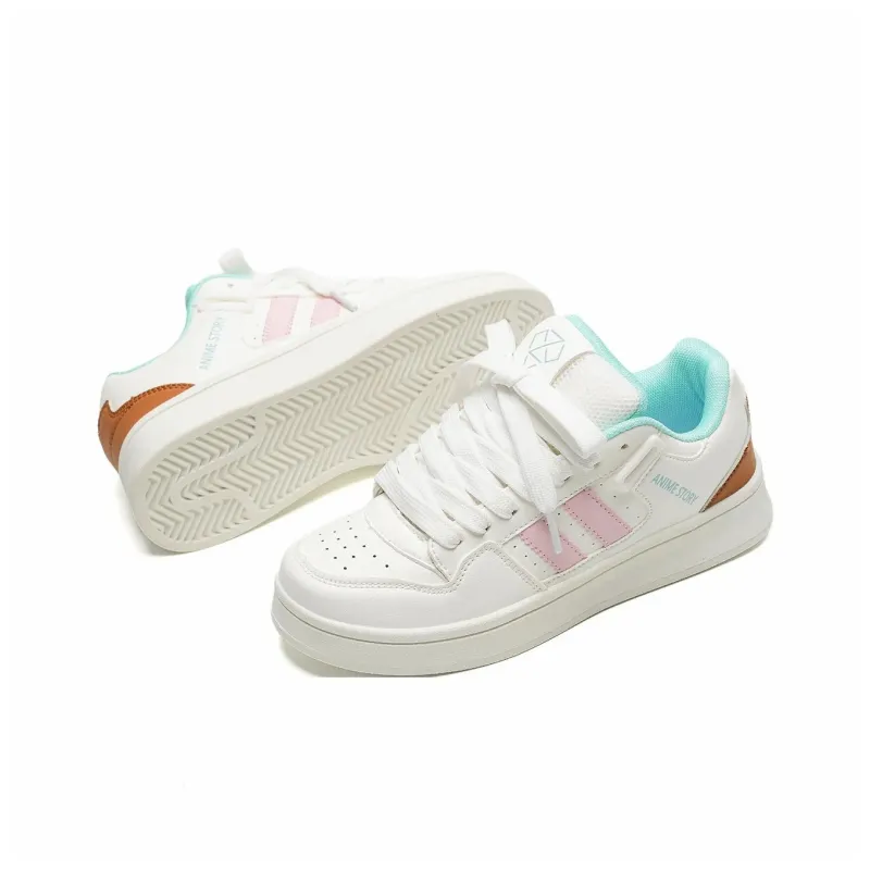 T628 Slip Resistant, Abrasion Resistant, Lightweight Low Top Skateboard Shoes Unisex-2