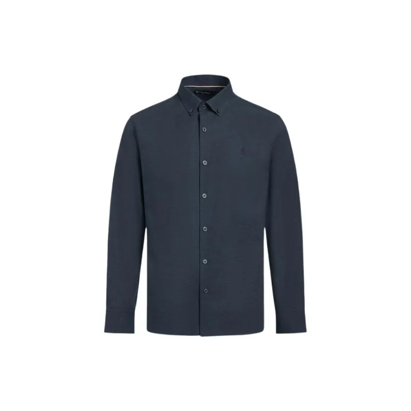 Hush Puppies Long Sleeved Shirt Men's Ink Blue-1