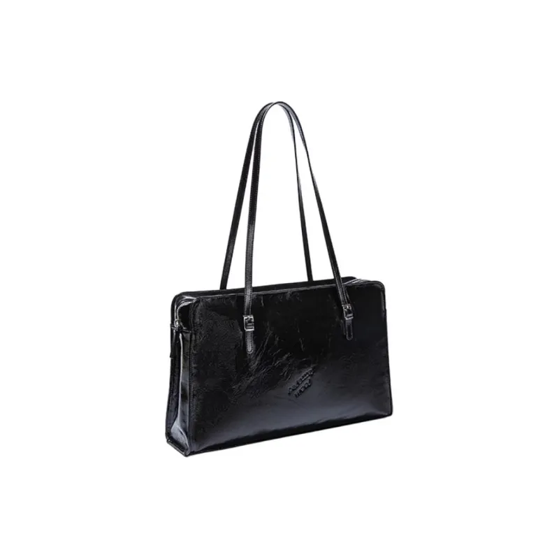 Paloma-wool Top Grain Cow Leather One Shoulder Handbags Large Size Women's Black/Military Green/Dark Brown/Peacock Blue-1