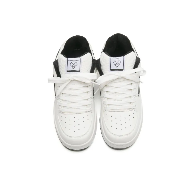OAOQ Cushioning Height Increasing Abrasion Resistant Lightweight Mat Low Top Casual Shoes Unisex-58