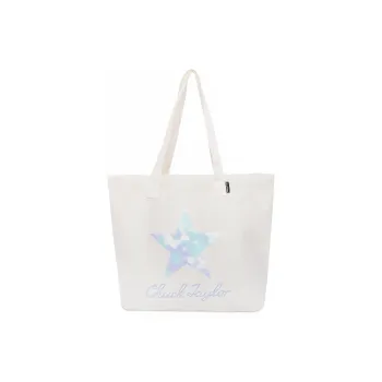 Converse Canvas Tote Bag Shopping Bag Canvas Bag Handbag Regular Unisex White