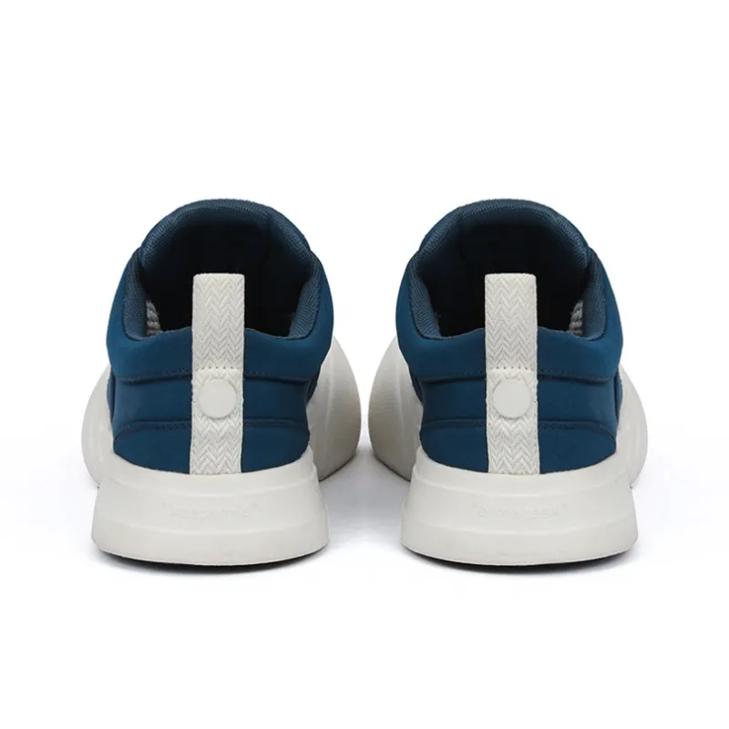 Ouder Smiler Skateboard Shoes Unisex Low Top Blue/White-4