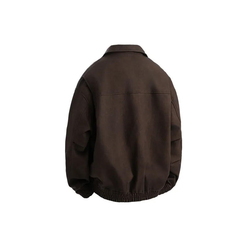 ZMOH Leather Jacket Unisex Couple's-9