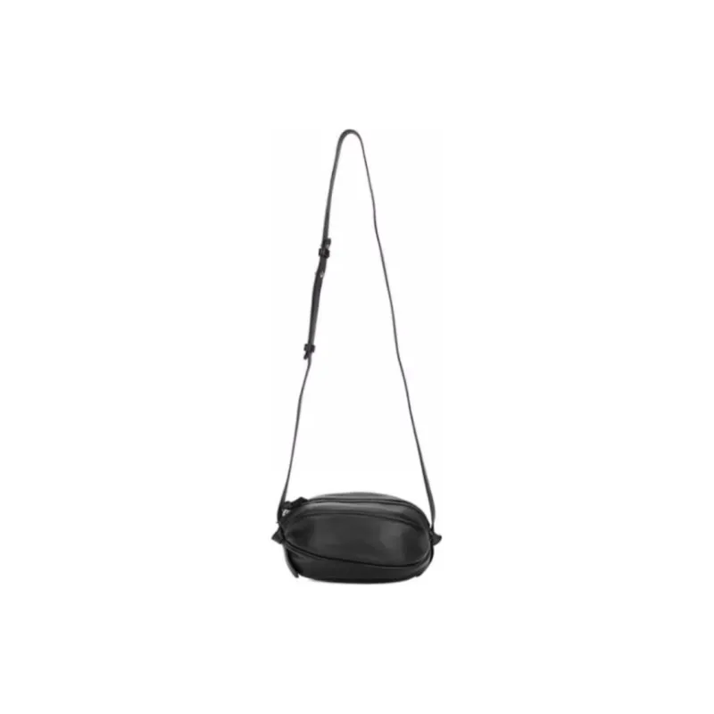 Hereu Sheepskin Shoulder Bag Crossbody Bag Medium Size Unisex Brown/Black-2