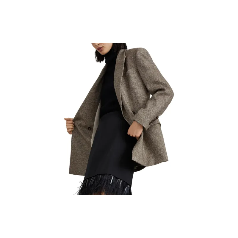 Brunello Cucinelli Double breasted Herringbone Blazer-2