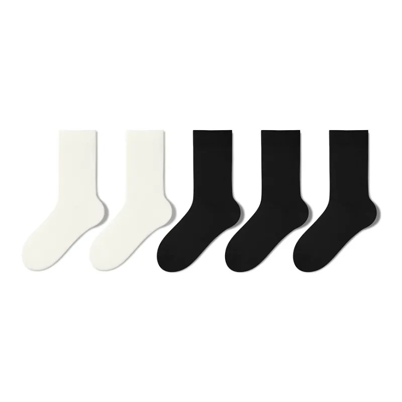 B&C.Room Mid Calf Socks Basic Unisex 5 Pack-5
