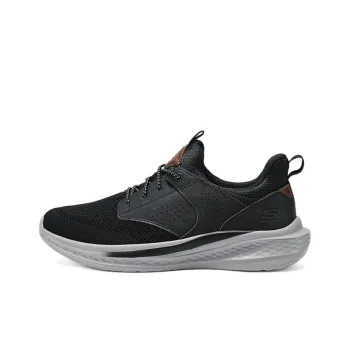 Skechers Sports Life Collection Anti Slip Wear Resistant Low Top Running Shoes Men's Black
