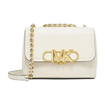 MICHAEL KORS PARKER Artificial Leather Shoulder Bag Medium Size Women's Milk White
