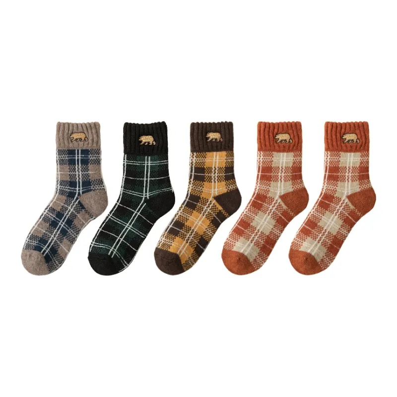 MIIOW Mid Calf Socks Men's Combo Set-18