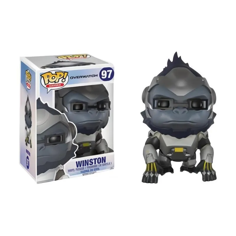 Funko POP! Collection GAMES Overwatch Winston Figurine Chibi Figures 9.5cm-3
