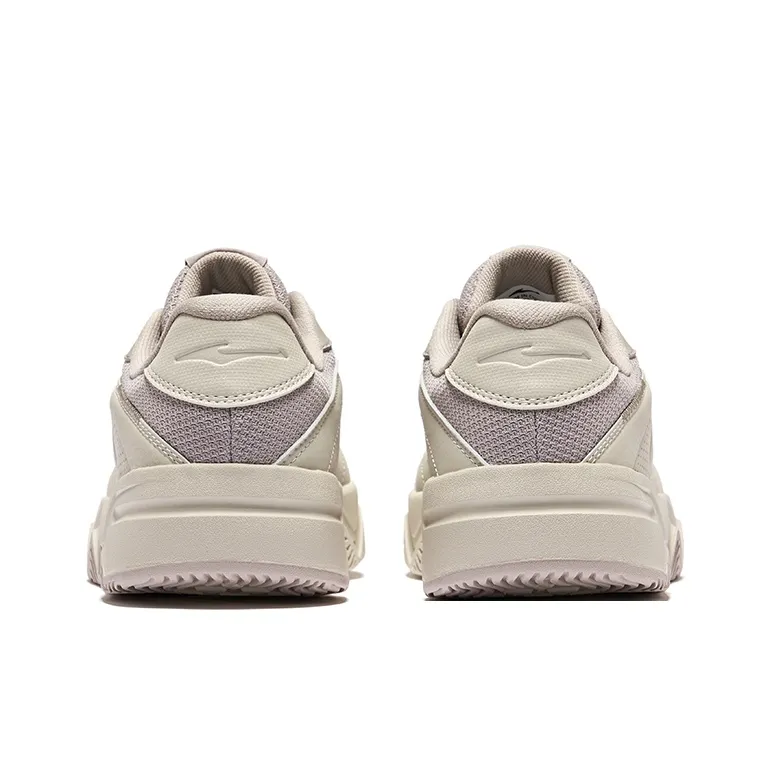 Erke Focus Slip-Resistant Lightweight Height Increasing Low-Top Skateboard Shoes Men's Iron Man Gray Floating Rock Gray-3