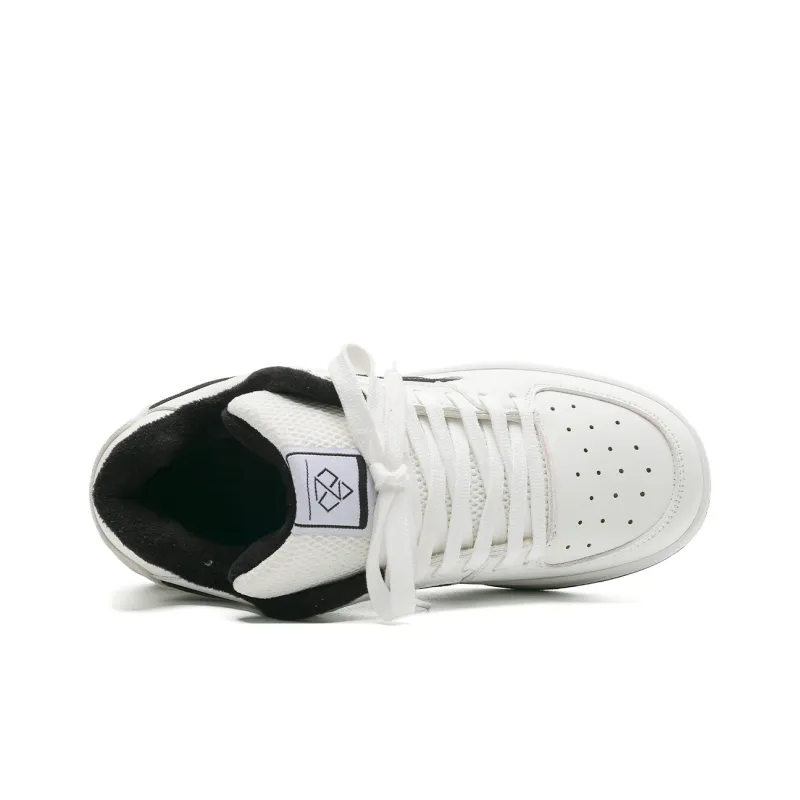 OAOQ Cushioning Height Increasing Abrasion Resistant Lightweight Mat Low Top Casual Shoes Unisex-59