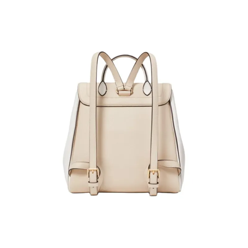 Kate Spade Cow Leather Backpack Medium Size Unisex Light Sand-2