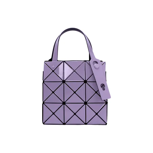 ISSEY MIYAKE Polyvinyl Chloride Resin Handbag Women's Lavender