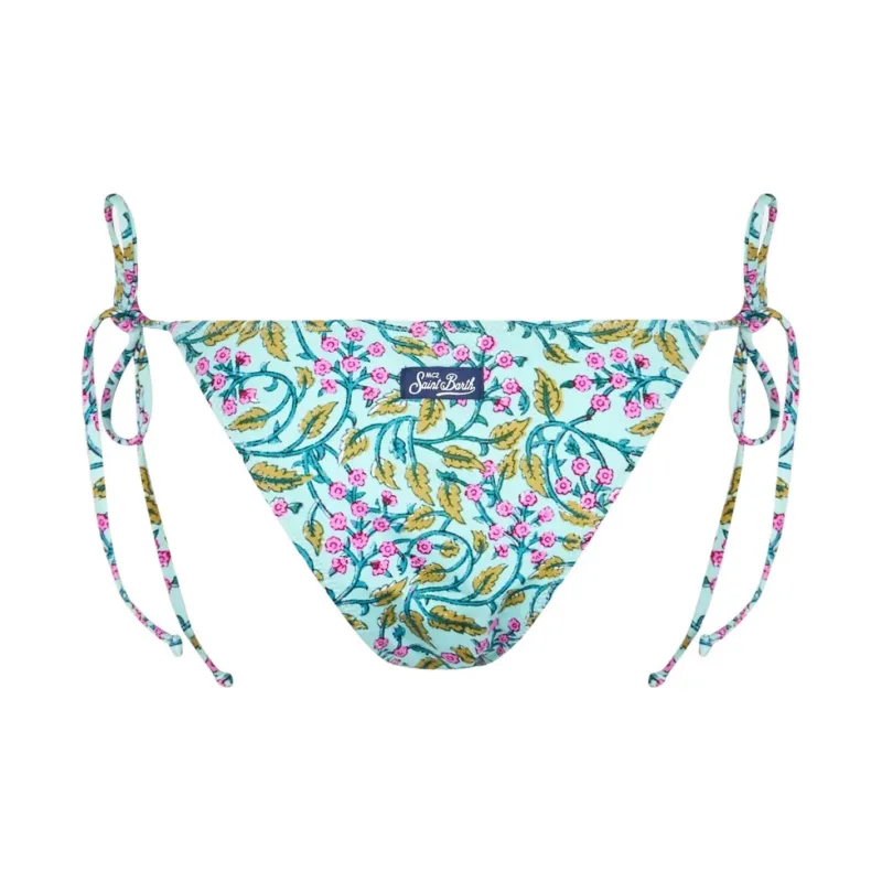 MC2 Saint Barth Marielle Floral Printed Bikini Bottoms-1