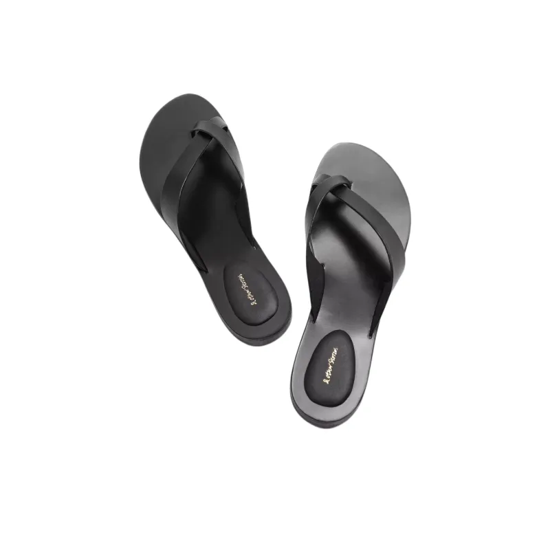 Other Stories Flip Flops Women's Black-3