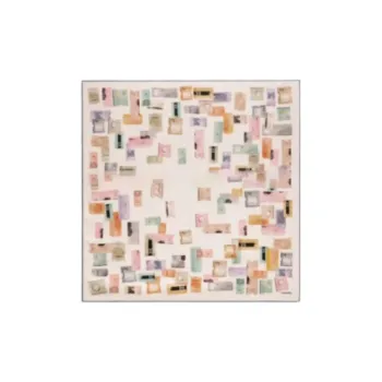 CHANEL Silk Silk Scarves Unisex Multicolor