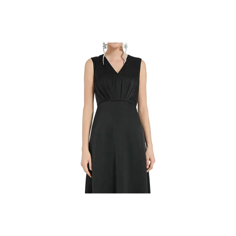 BESIONIA SS24 Sleeveless Dress Women's Black-2