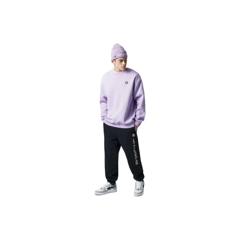 Aape Logo patch Crew Neck Sweatshirt-12