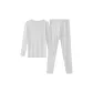 Stone Gray-[100% cotton Crew Neck Clothing Sets]
