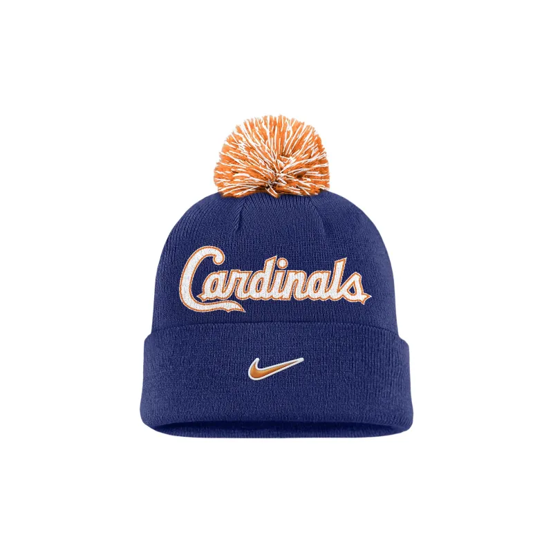 Nike St. Louis Cardinals Peak Men's Nike Mlb Cuffed Pom Beanie-1