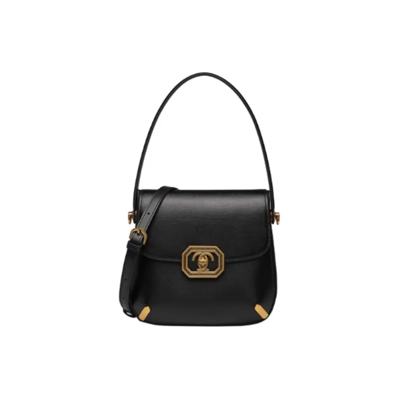 PIERRE CARDIN Top Grain Cow Leather Shoulder Bag Crossbody Bag Handbag Medium Size Women's Brown/Black/Burgundy-8