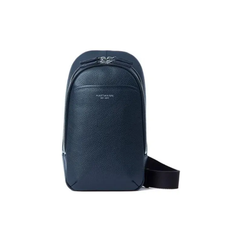 SAMSONITE Cow Leather Sling Bags Crossbody Bags Men's Marine Blue-0
