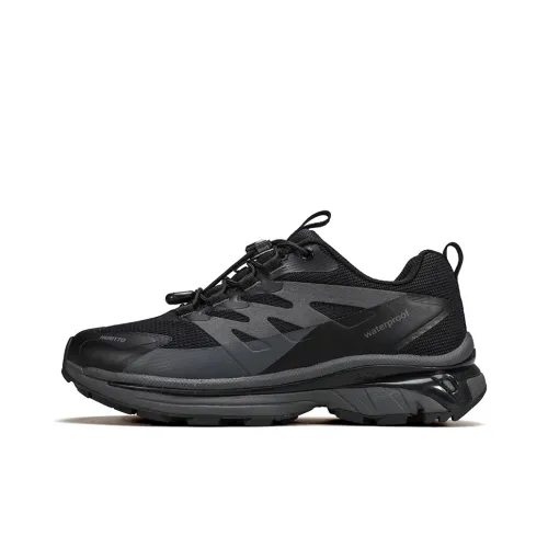 HUMTTO Cushioning Coverage Impact Resistant Low Top Trekking Shoes Women's Black