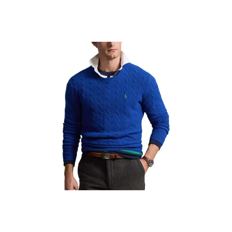 Polo Ralph Lauren Pony Embroidered Cable Knit Jumper-2