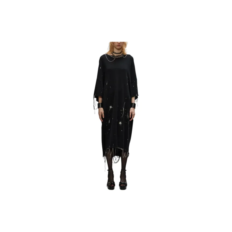 R13 Chain embellished Midi Dress-1
