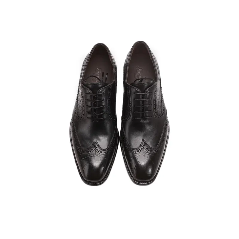Voguhomme Dress Shoes Men's Black-4