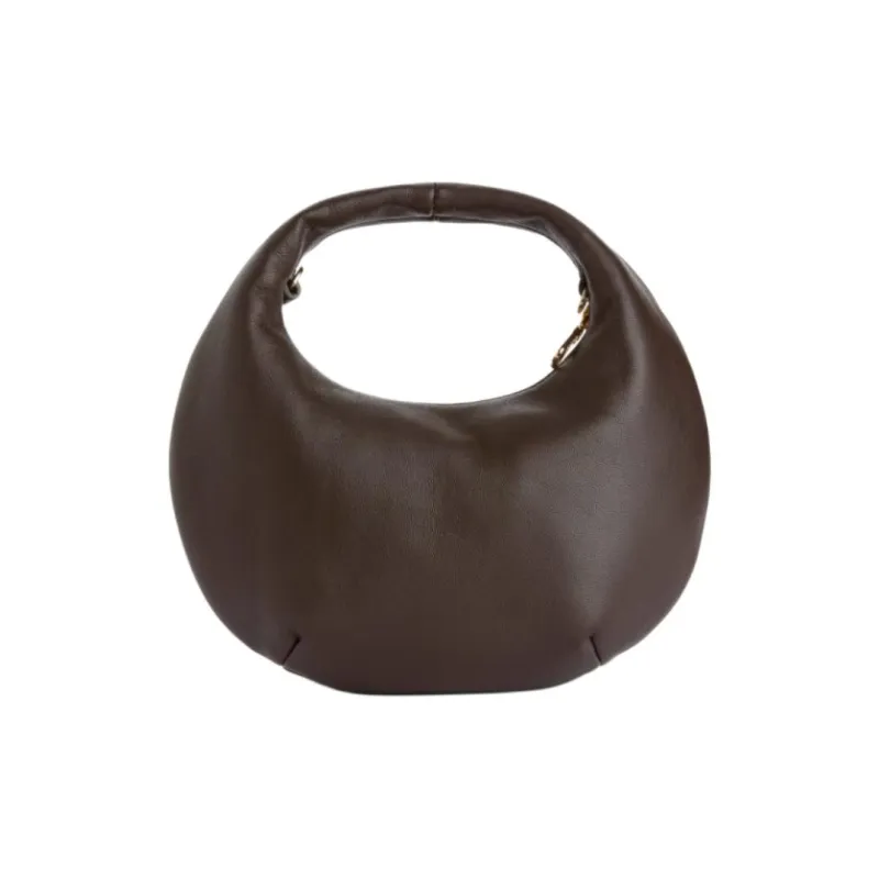 ARKET Sheepskin Shoulder Bag Crossbody Bag Handbag Small Size Women's Dark Brown-3