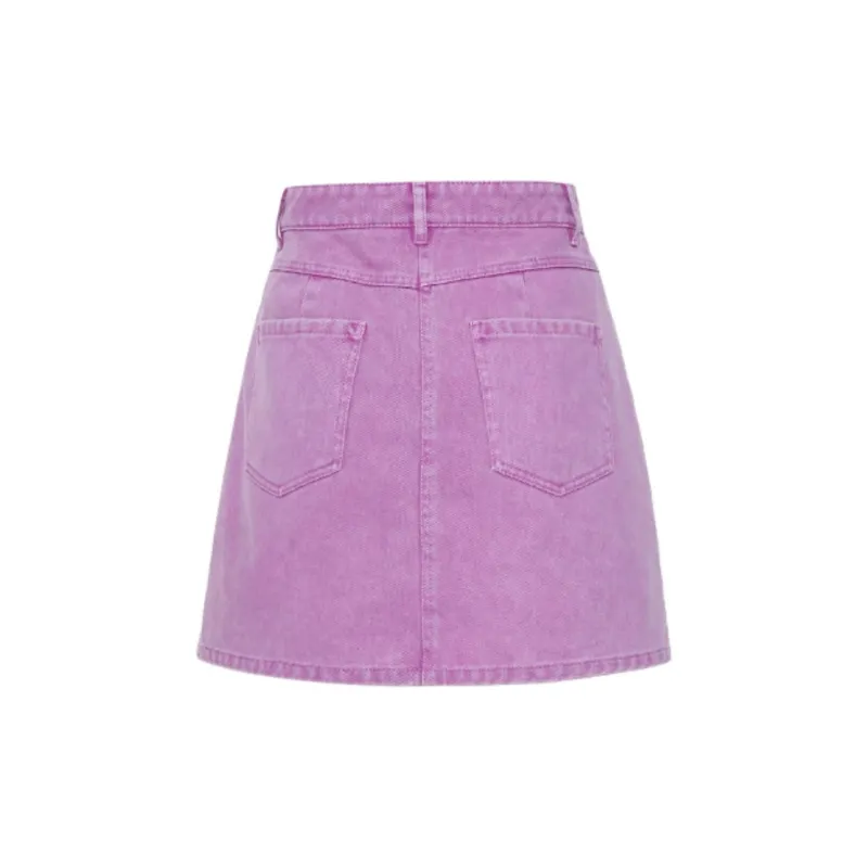 MASFER.SU Denim Short Skirts Women's Guava Pink-1