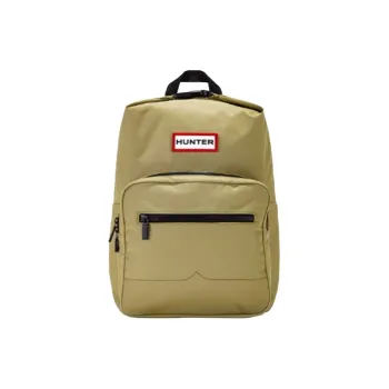HUNTER Nylon Backpack Large Size Unisex Mustard Yellow