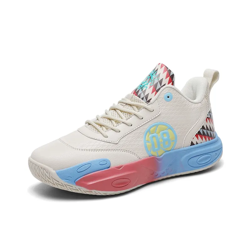 Wooden Rabbit Anti Slip Wear Resistant Basketball Shoes Unisex-1