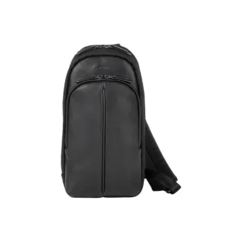 SAMSONITE Leather Sling Bags Crossbody Bags Unisex Black