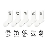 Da Jing Xiao Gua B Set-5 Pack[7A Antibacterial Odor-Resistant Jacquard Style]