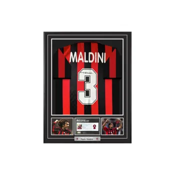 Three For 1996 Season AC Milan Team Jersey Icons Certificate, Deluxe Mounting