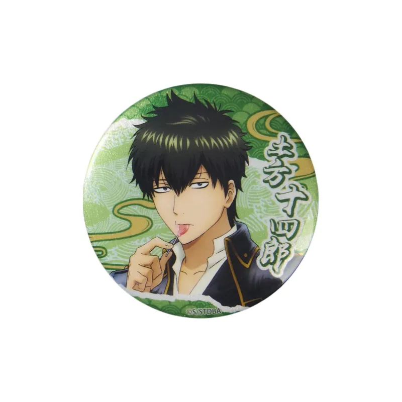 BOOM COMIC Gintama Double Flash Badge Gintoki Sakata Shinsuke Takasugi Toushirou Hijikata Badges-7