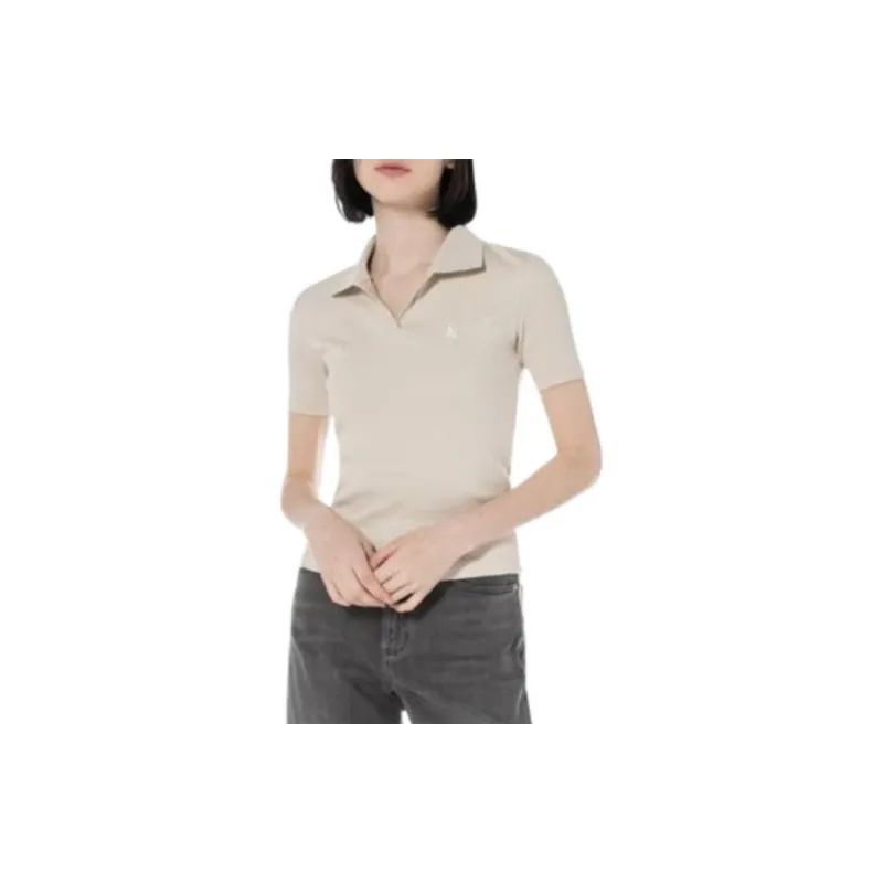 CALVIN KLEIN T Shirt Women's Beige-3
