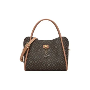 GOLDLION PVC Tote Bag Shopping Bag Shoulder Bag Crossbody Bag Handbag Small Size Women's Khaki