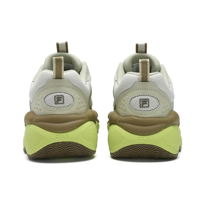 FILA PEASE Pea Shoe Low Top Casual Shoes Women's Green Yellow-3