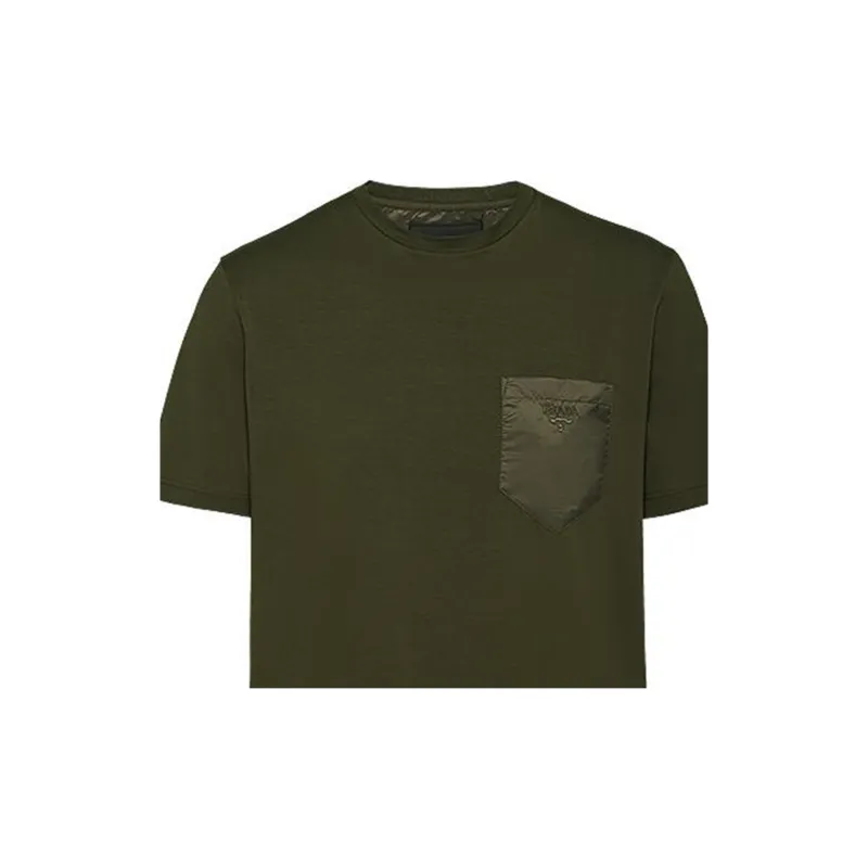 PRADA T-Shirts Men Army Green-4