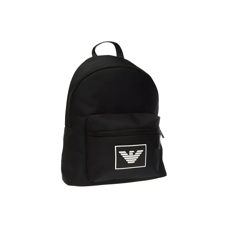 EMPORIO ARMANI Fabric Backpack Men's Black-1